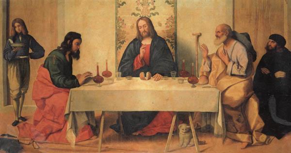 Vincenzo Catena The Supper at Emmaus Spain oil painting art